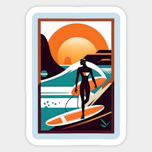 The Surfer Sticker